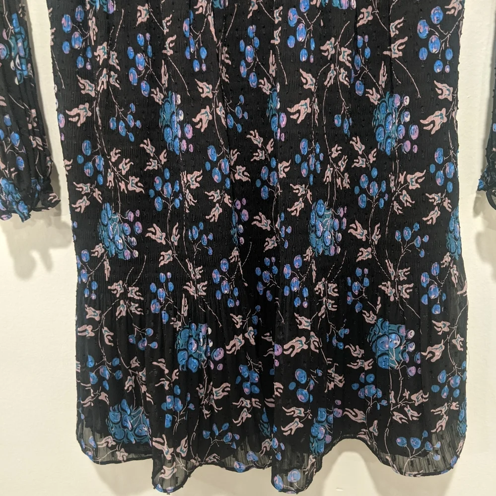 Whistles Elderberry Print Dobby Dress - Picture 7 of 14